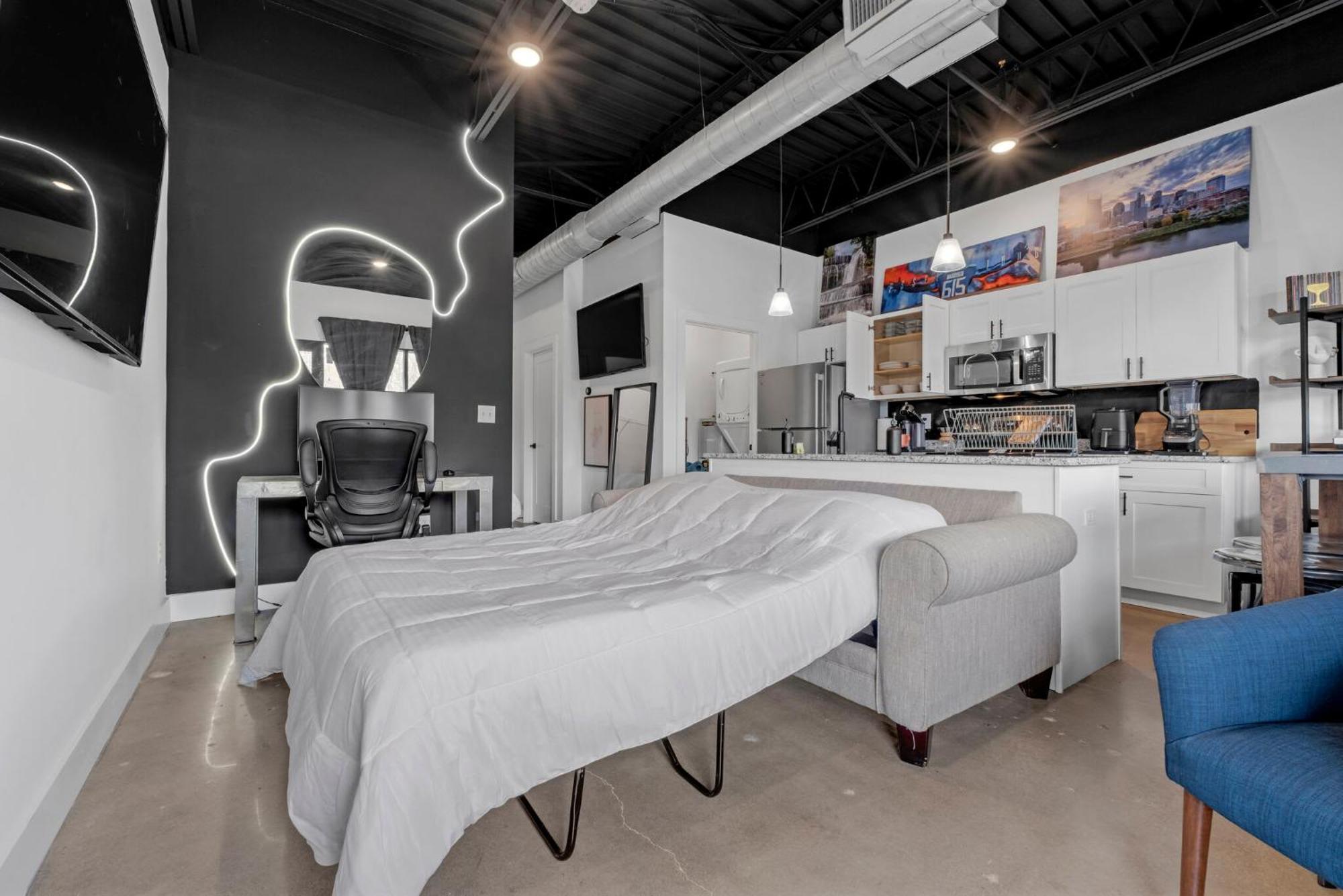 New Studio Sleeps 4 - 7 Mins To Dwtn Nashville Ngoại thất bức ảnh